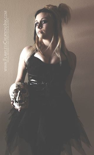 Female model photo shoot of SuicideKitten by HJCao Photography in Huntington Beach