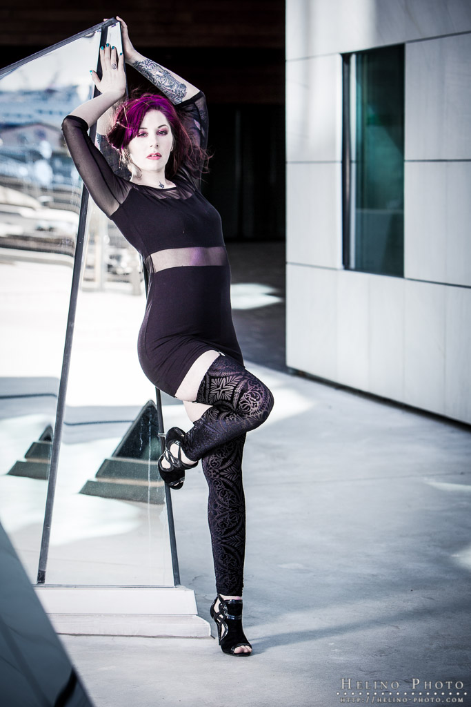 Female model photo shoot of LaBlancaBaby by Helinophoto