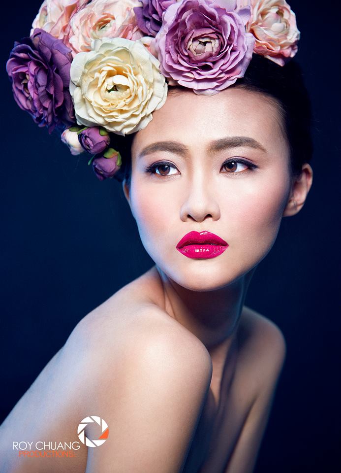 Female model photo shoot of Zhou Mo