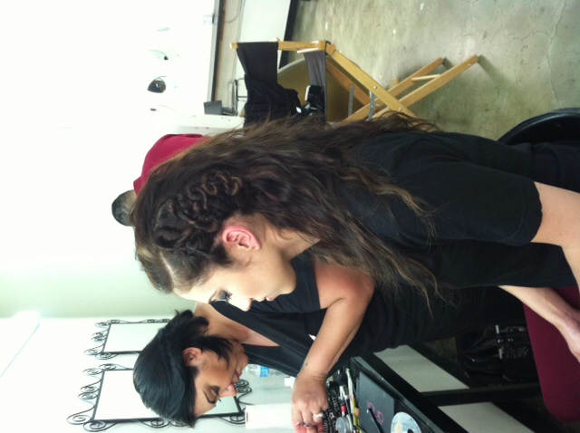 Female model photo shoot of Hairblt in Los Angeles, California