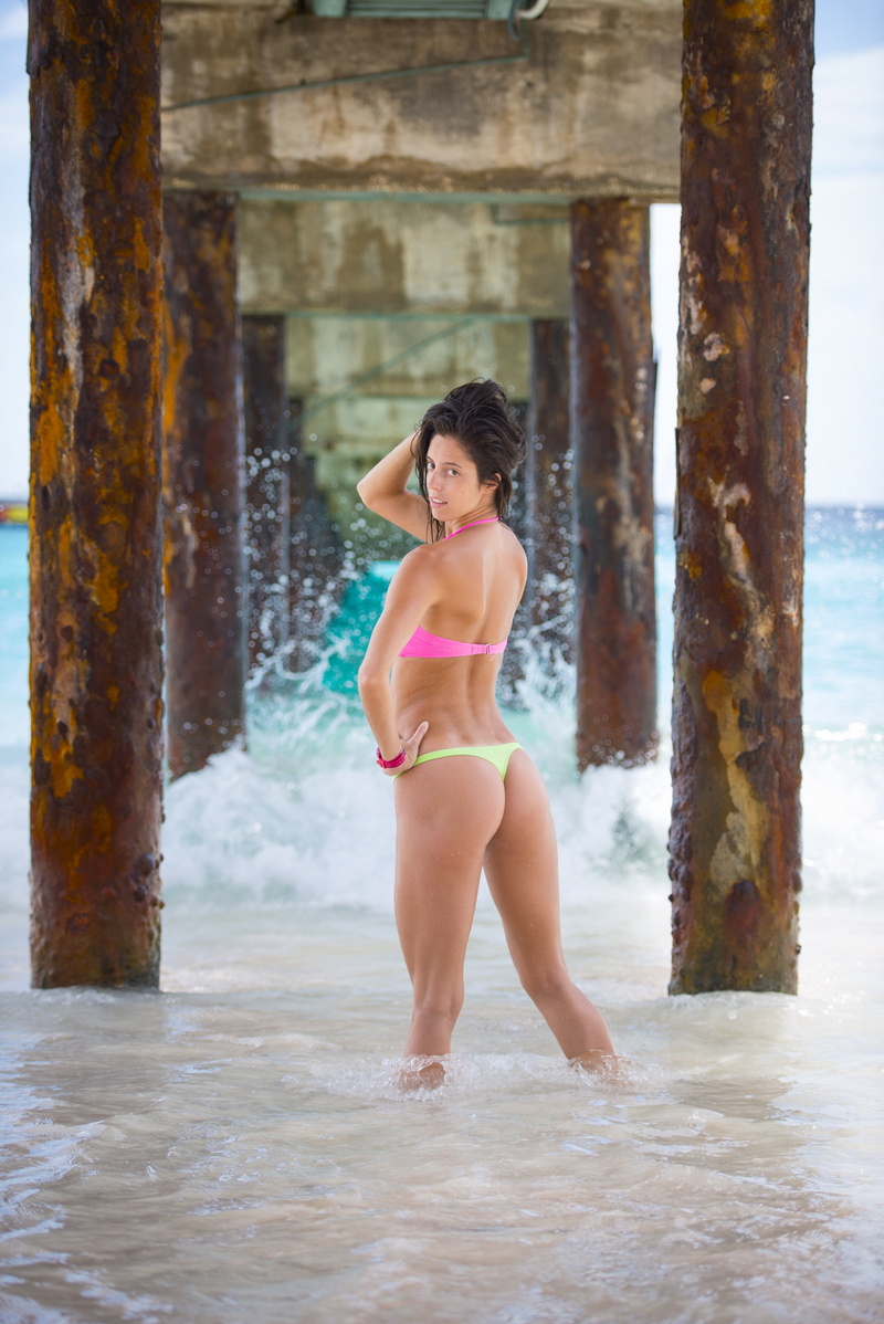 Female model photo shoot of Spina in Barbados Boat Yard