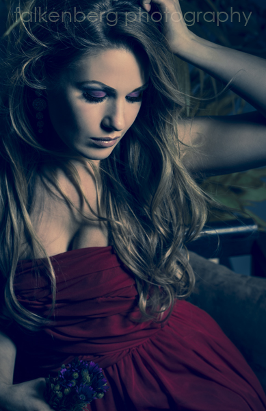 Female model photo shoot of Christina Falkenberg in studio