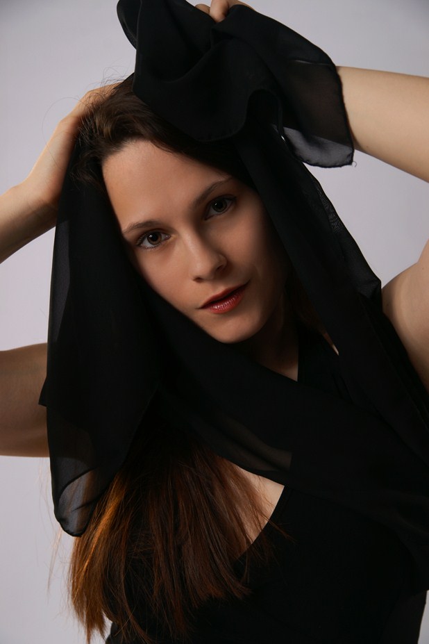Female model photo shoot of Juliana_B in Prague - Photostudio MTA - Czech Republic