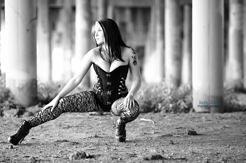 Female model photo shoot of Valexa Voltaire by KJ Photo