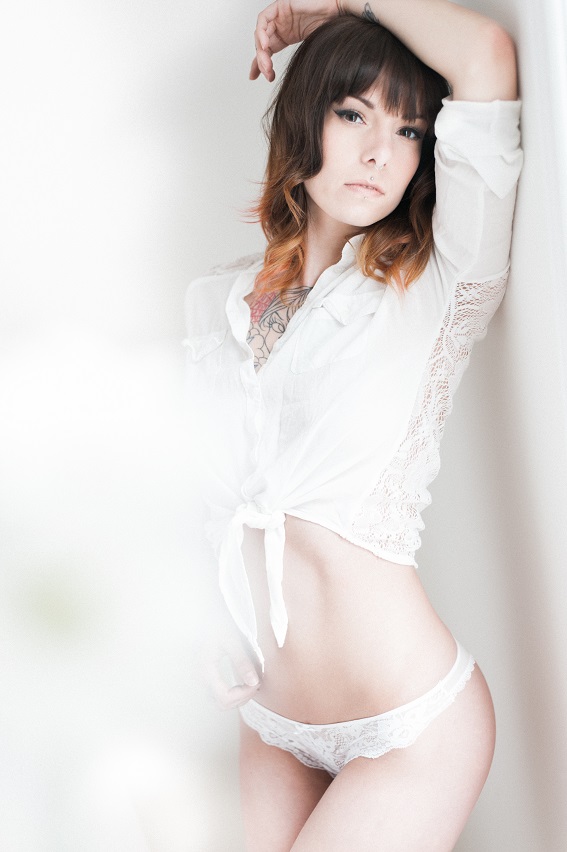 Female model photo shoot of Emilie Laverdiere by JMLphoto