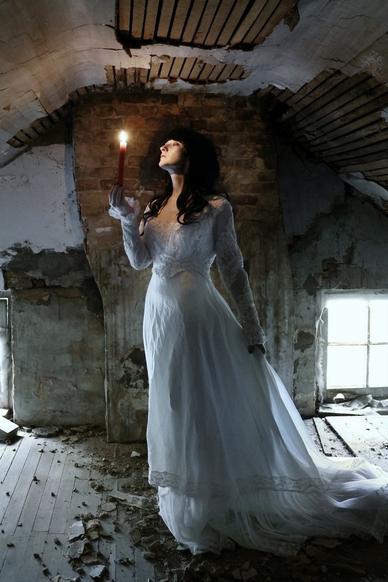 Female model photo shoot of GhostDeliverance by Stephen Carroll