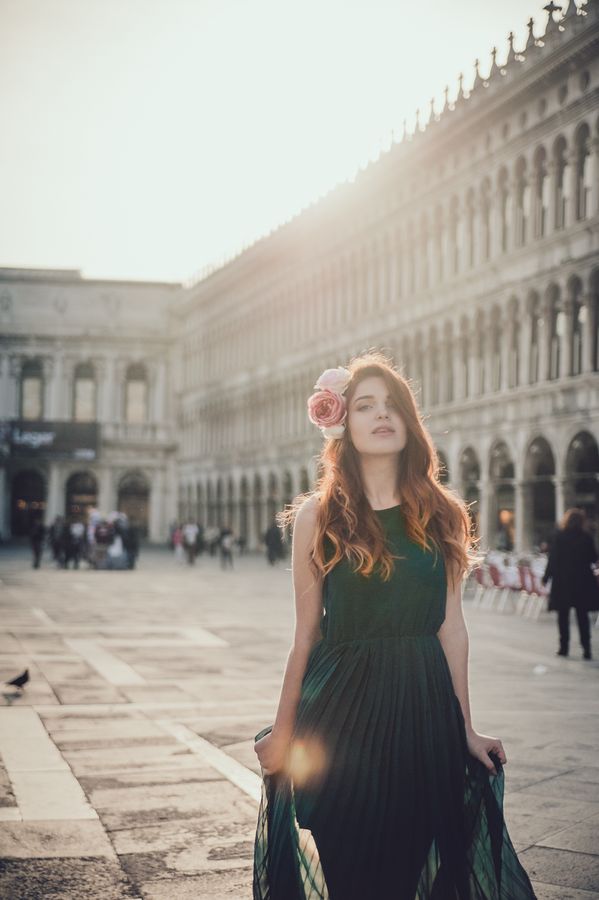 Female model photo shoot of Susann Jehnichen in Venice, Italy