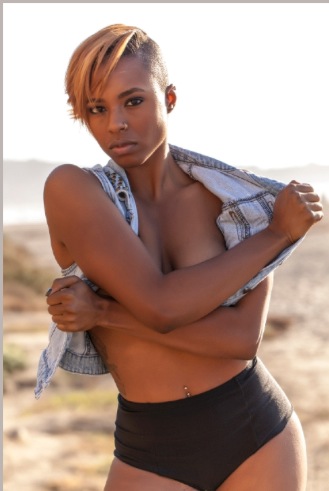 Female model photo shoot of jaz paige in Blacks Beach San Diego