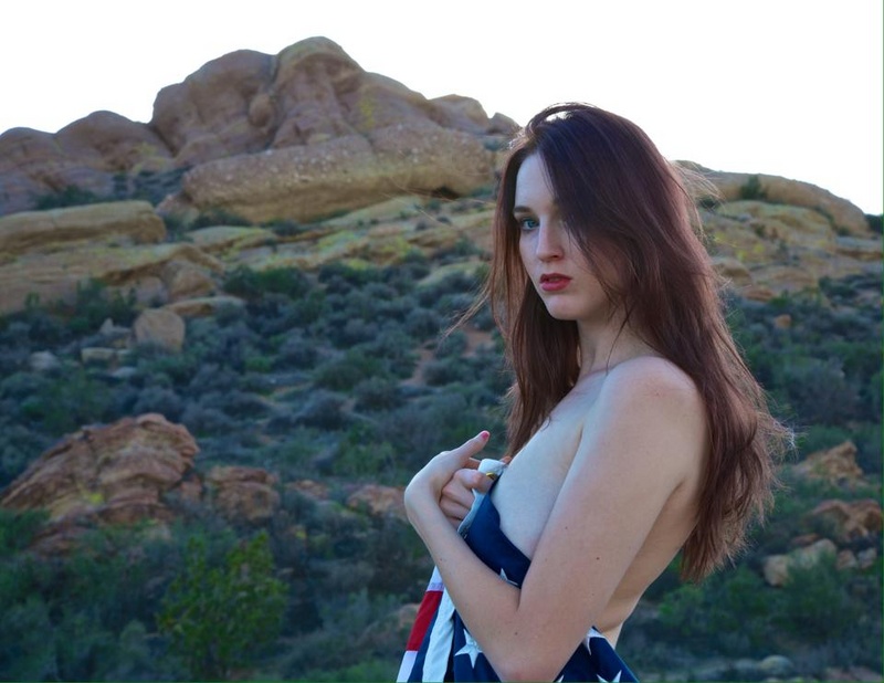 Female model photo shoot of rhiannondonovan by SteveSimpsonPhotography in Vasquez Rocks, Palmdale