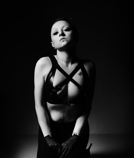 Female model photo shoot of Edel B by Terry Slater in London Art Faktory