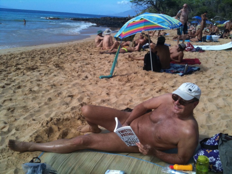 Male model photo shoot of Robert_M in Little Makena Beach, Maui, Hawaii