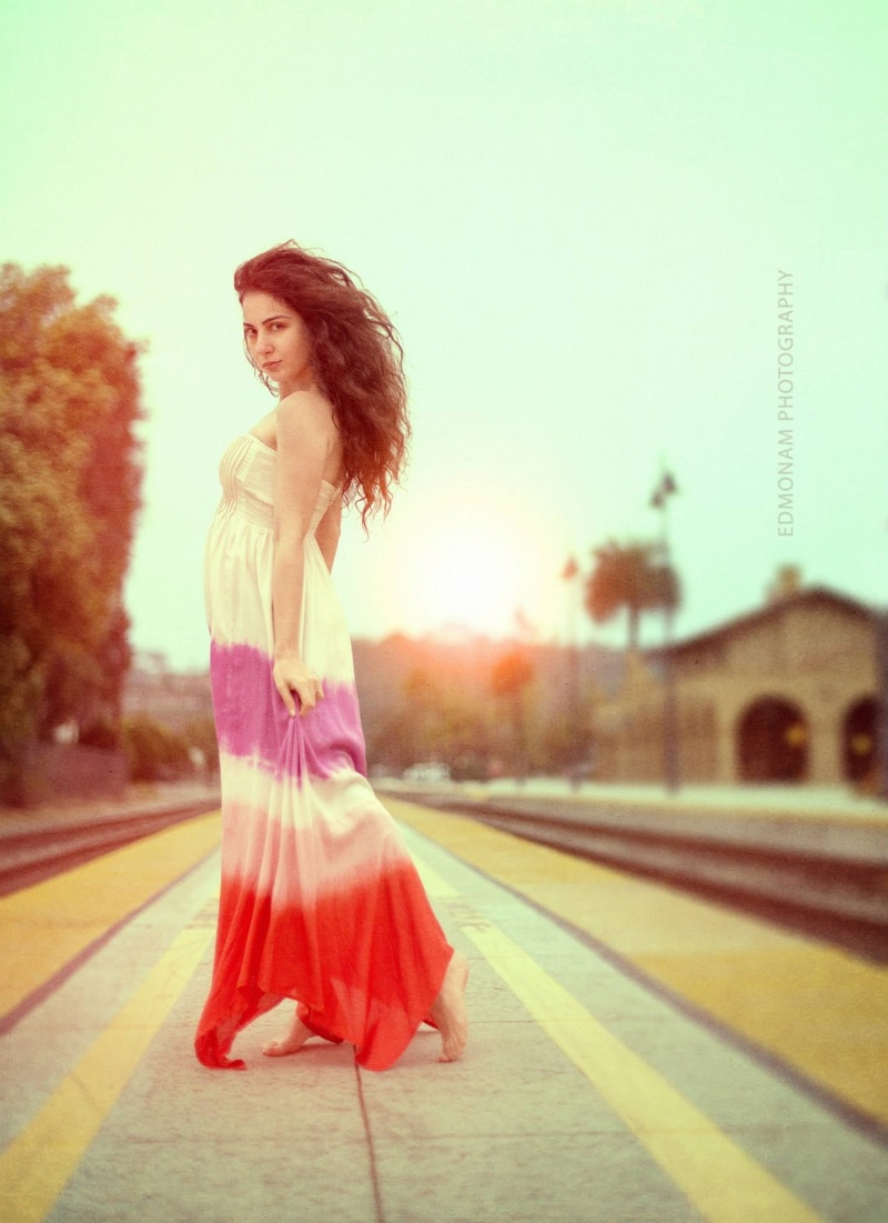 Female model photo shoot of ZaraG by EDMONAM in Santa Barbara