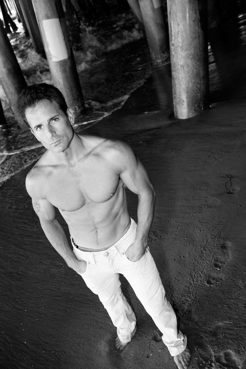 Male model photo shoot of philyb123 in Sata Monica Beach