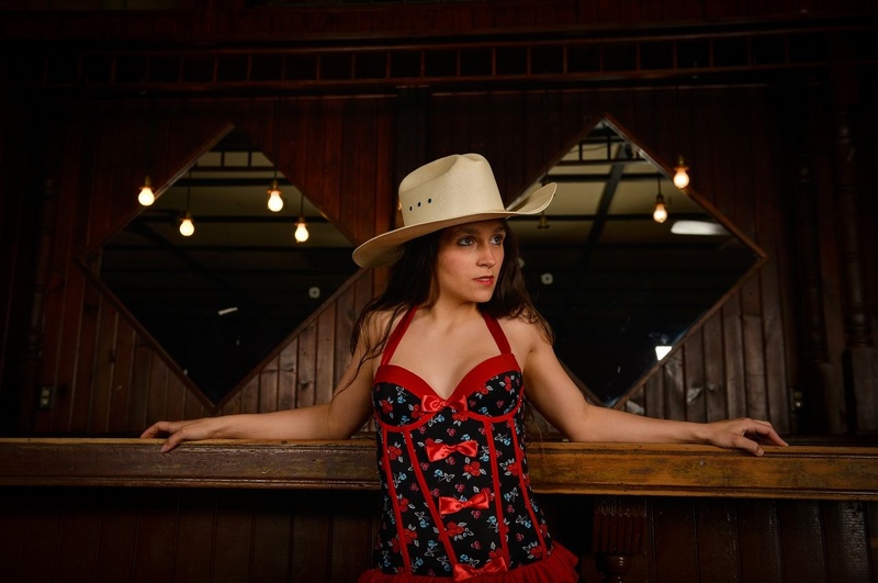 Female model photo shoot of Sarah Maltman in Stagecoach stop usa