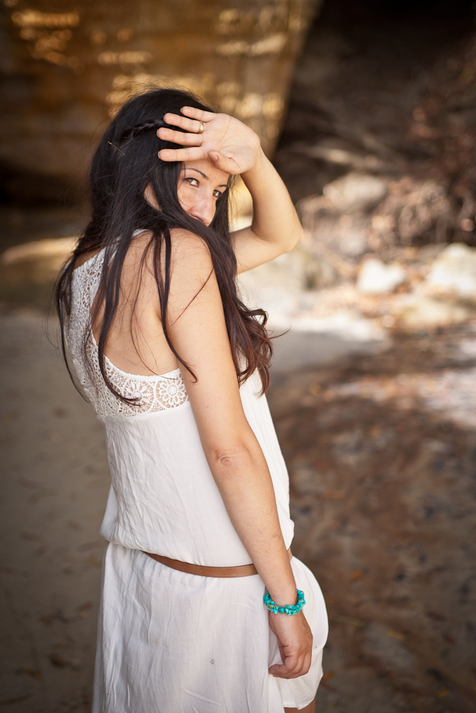 Female model photo shoot of Made Of Light in Jervis Bay, Australia