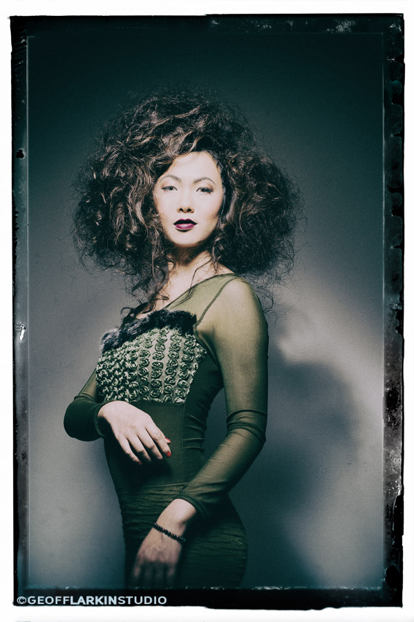 Female model photo shoot of Firefly2014 by Geoff Larkin Studio, hair styled by eri_fung, wardrobe styled by Tamakhi, makeup by Sarah Samra MUA 