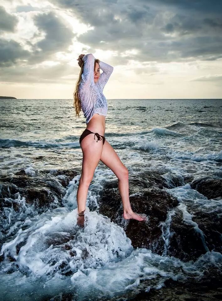 Female model photo shoot of Brittany Marlene by William Westerhoff in Makena, Maui, HI