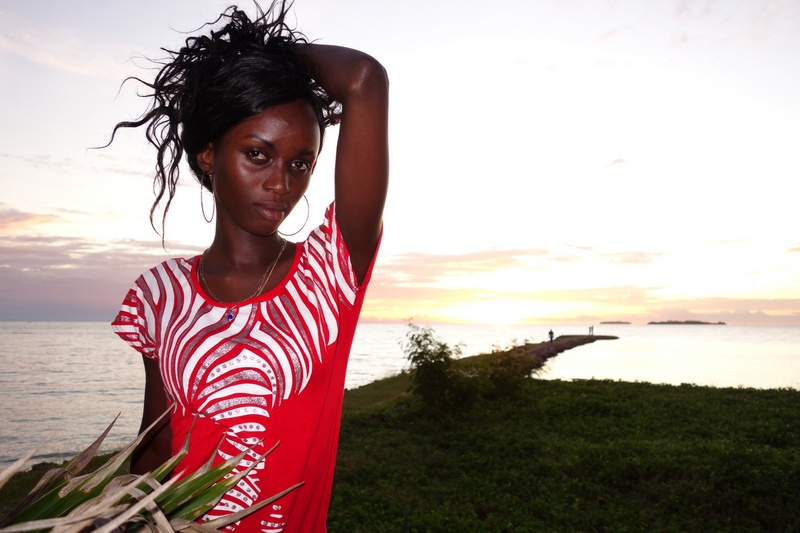 Male and Female model photo shoot of tropi and precious donald in Mtoni marine, Zanzibar