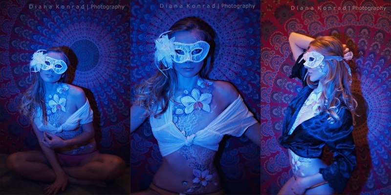 Female model photo shoot of Lana Chromium Bodyart in San Diego, CA