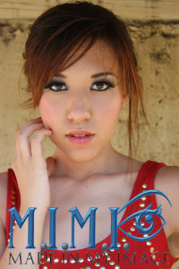 Female model photo shoot of Made In My Image in Riverside, CA, hair styled by hairbykatie, makeup by Makeup By MiMi