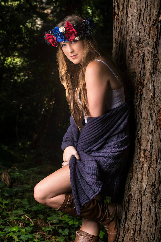 Female model photo shoot of Angel Kaye in Big Sur, CA