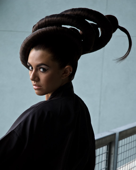 Female model photo shoot of Michi Lafary in luxe apothetique