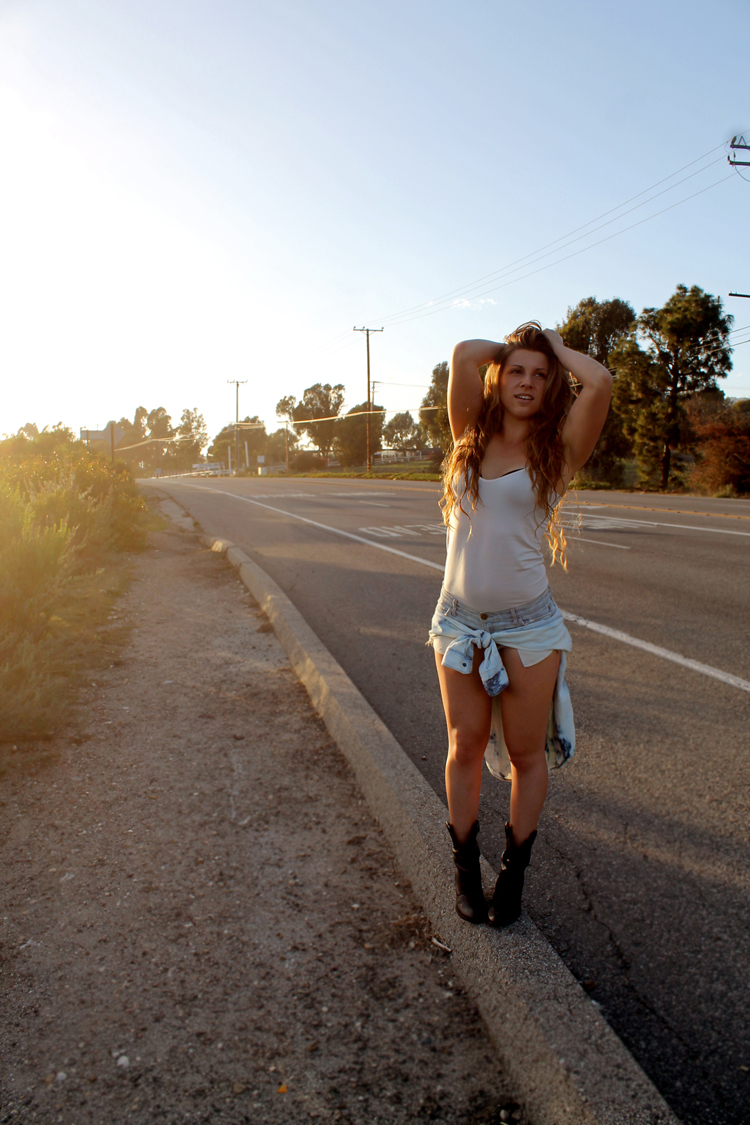 Female model photo shoot of underparadise in Malibu CA