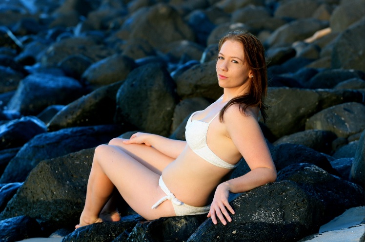 Female model photo shoot of laurennjadee in Fingal Beach, NSW