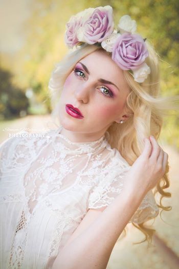 Female model photo shoot of Lauren Kate Chaplin by sonyakok, makeup by maddiii