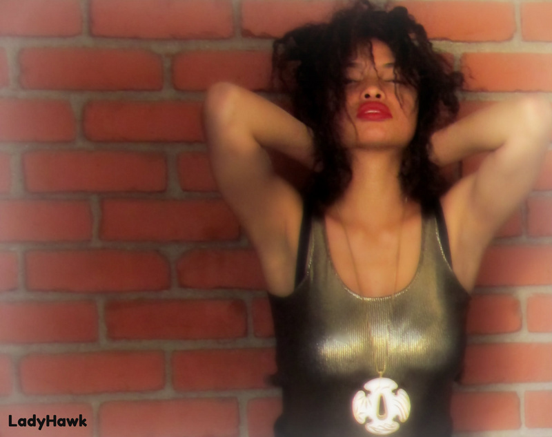Female model photo shoot of LadyHawk PhotoPlay in LadyHawk Studio - Los Angeles