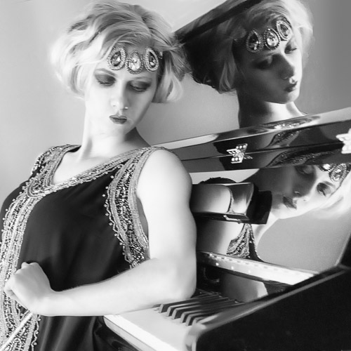 Female model photo shoot of Nica Wolf and JenniferLeeKnuth, hair styled by Mallory Bolin 
