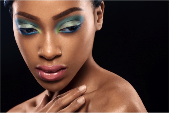 Female model photo shoot of CherQC by AO_PHOTOGRAPHY, makeup by Joy Adenuga
