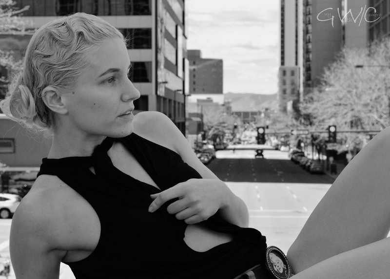 Male and Female model photo shoot of GuyWithACameraPhoto and GlamorouslyChicRawFash in Sakura Square - Denver, CO