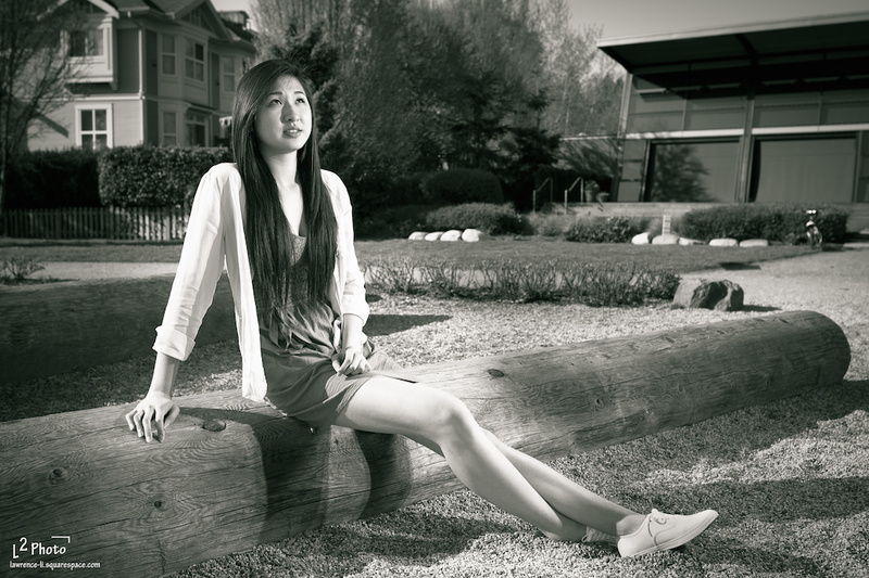 Female model photo shoot of Kristine Li by Lawrence Li