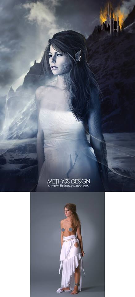 Female model photo shoot of MethyssDESIGN