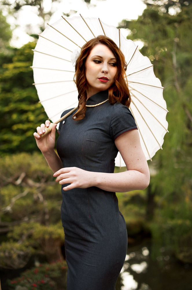 Female model photo shoot of Jacquelyn Bouvier in Japanese Tea Garden, San Francisco
