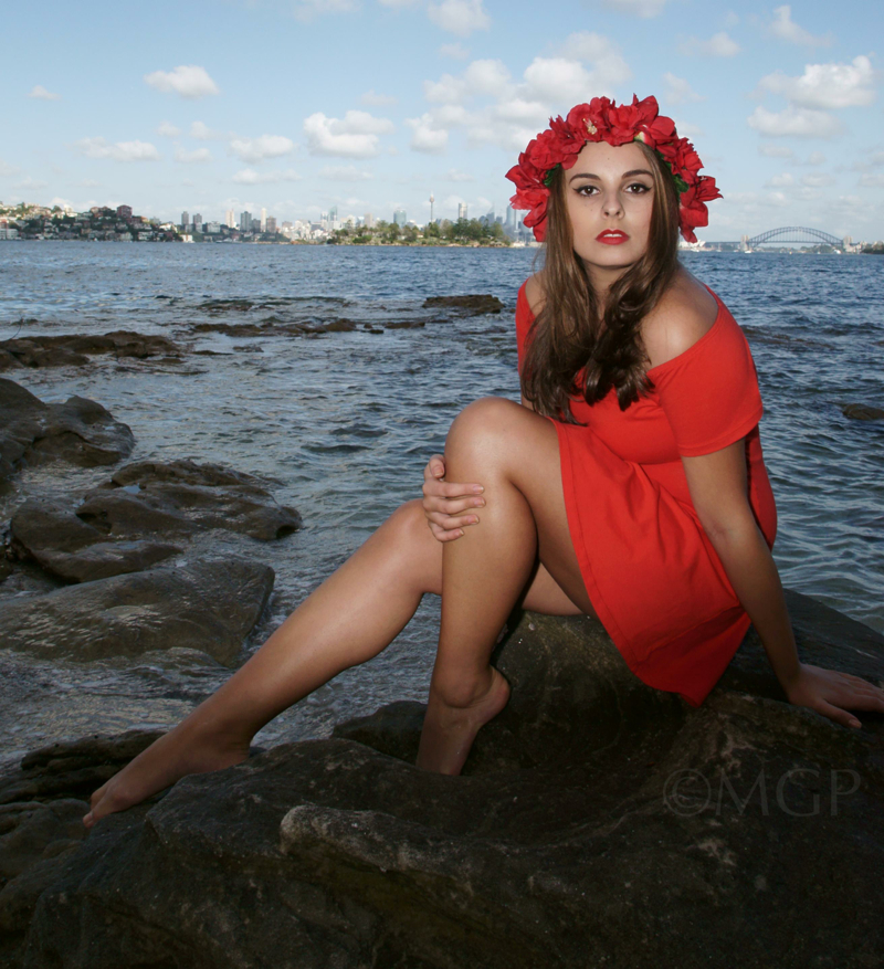 Female model photo shoot of Amanda Rahme in Milk Beach