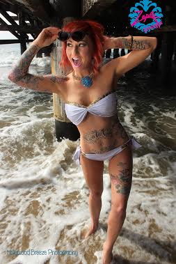 Female model photo shoot of Zeplo Designs in Redondo Beach, CA