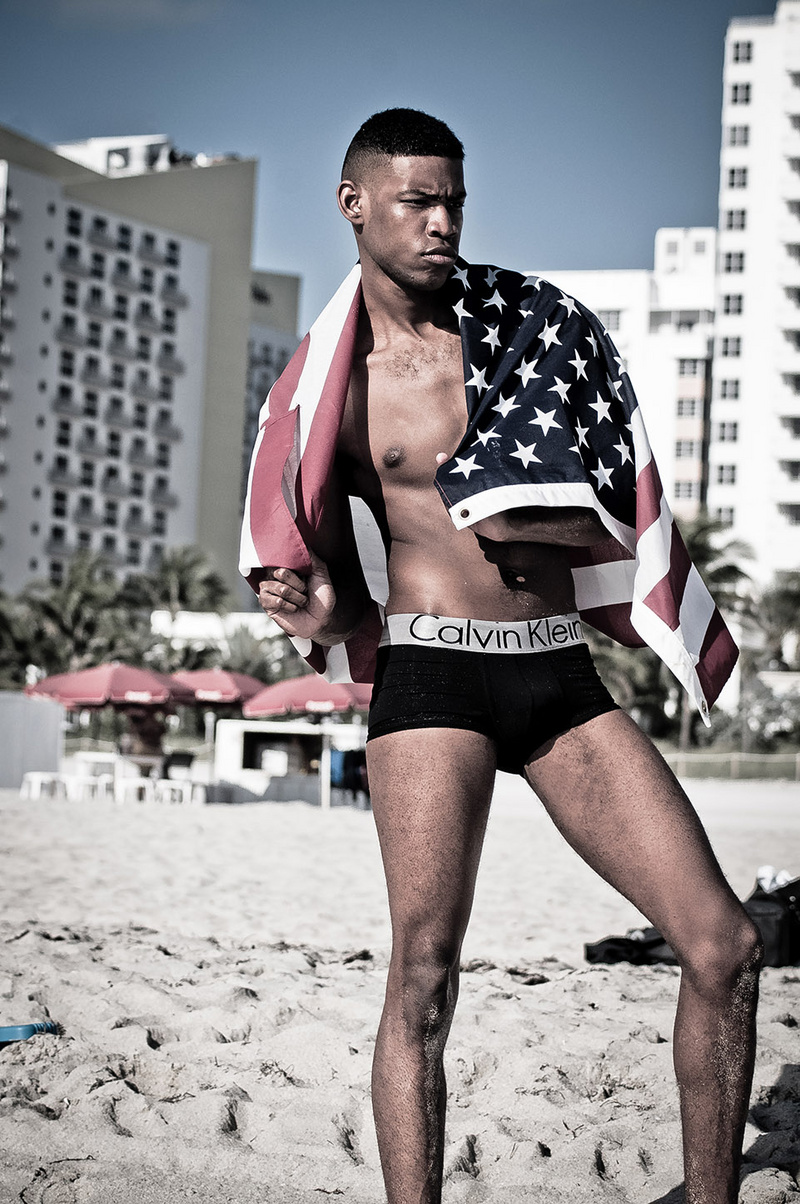 Male model photo shoot of Gerard Schenck in Miami Beach