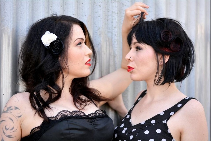 Female model photo shoot of Ashleypaintsfaces in New Westminster, Models: Tayler & Lexi
