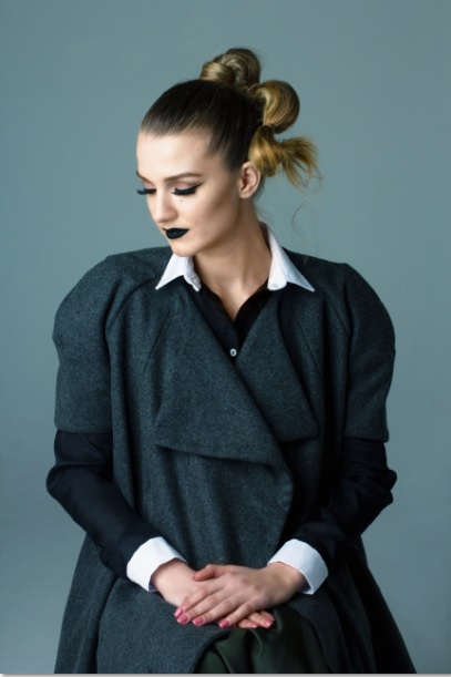 Female model photo shoot of AnastasiaAgv by Taybah Q, makeup by Fareeaa Noor