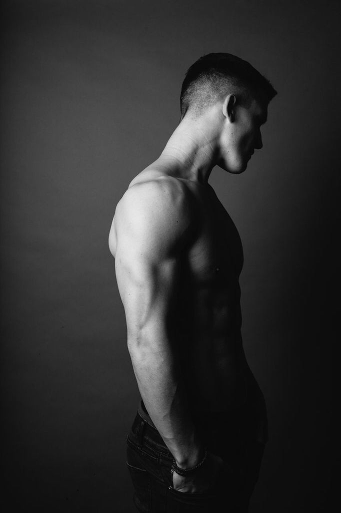 Male model photo shoot of Danny Morgan in Brighton, studio