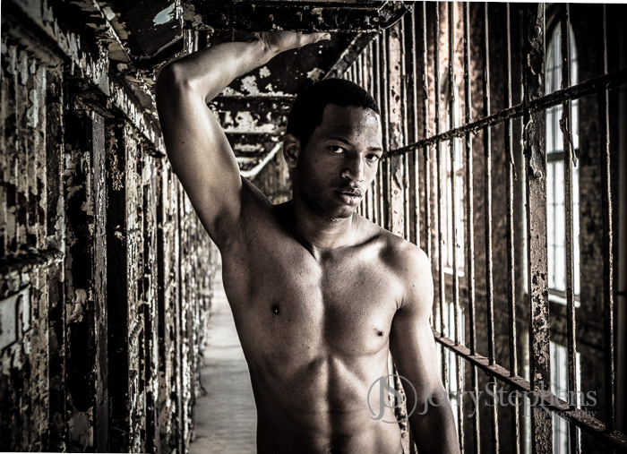 Male model photo shoot of Jerry Stephens Photo and LewiskBailey in Mansfield Reformatory
