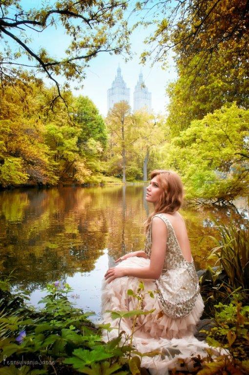 Female model photo shoot of SandeK and Natalia Eremenko  in Central Park NYC