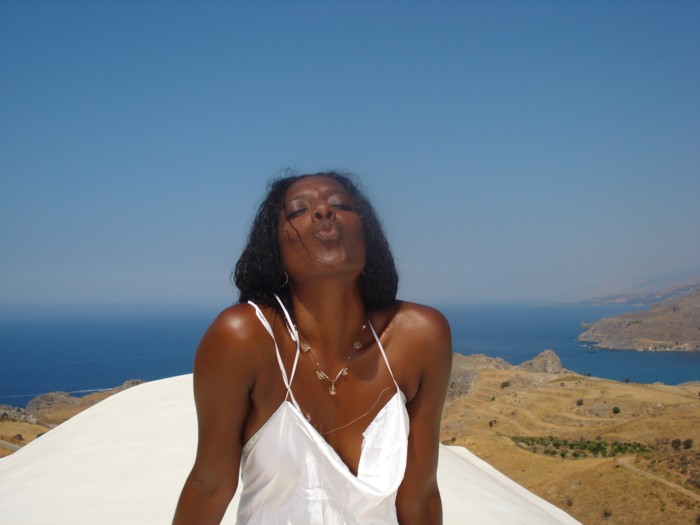 Female model photo shoot of Nouvela in Crete-Greece