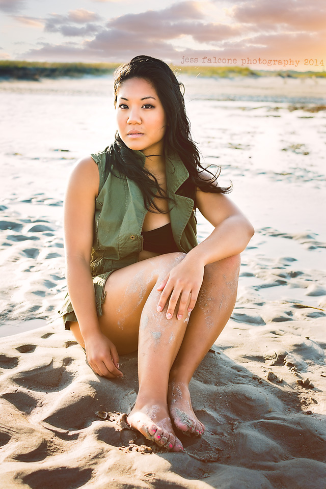 Female model photo shoot of ENCREP in Topsail Beach, NC