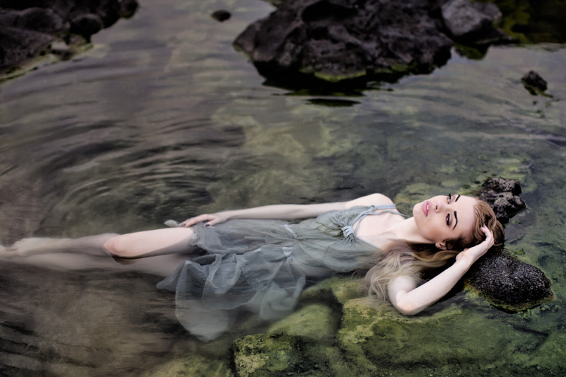 Female model photo shoot of fanneyosk by GunnarGestur in Iceland
