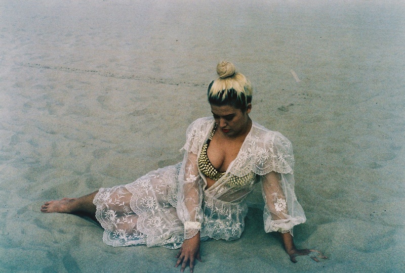 Female model photo shoot of Aesthetically Teasing in Venice Beach, California
