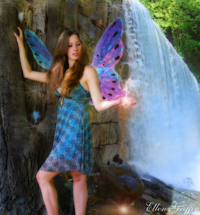 Female model photo shoot of Jessica Grace by Ellen Griffin Fantasy Art