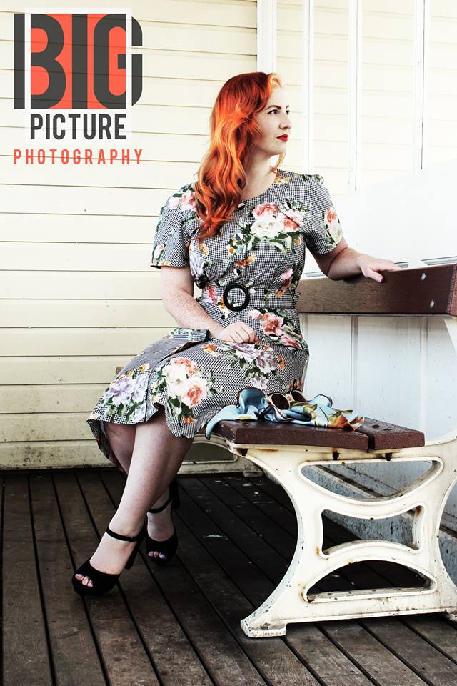 Female model photo shoot of Rusty Cherry in Penarth Pier